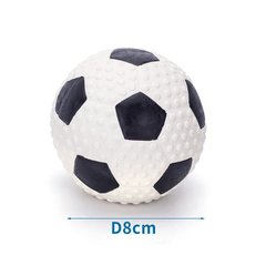 Игрушка резиновая Футбольный мяч 8см
