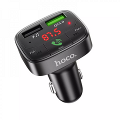Автомобильный Fm Modulator MP3 — 3.1A | QC3.0 | 1U — Hoco E59 — Black