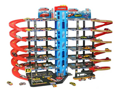 Дитячий ігровий гараж DIY 7 поверхів та 10 машинок у наборі