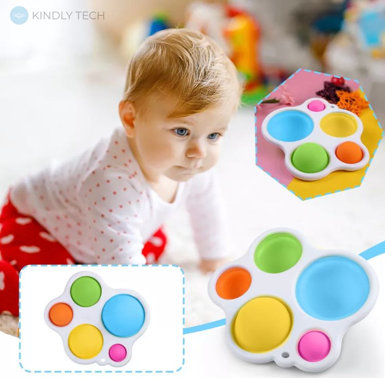 Развивающая игрушка-антистресс для раннего развития Dimpl Fat Brain Toys