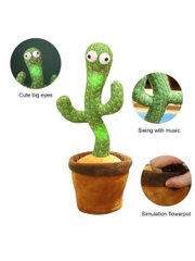 Игрушка кактус 2 в 1 поющий и танцующий/Dancing Cactus Tik Tok игрушка повторюшка