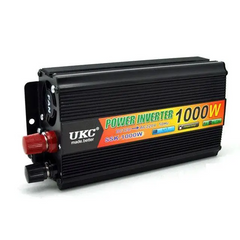 Автомобільний інвертор перетворювач напруги UKC 12V-220V 1000W