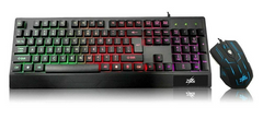 Дротова клавіатура з мишкою USB з кольоровим RGB підсвічуванням M-710