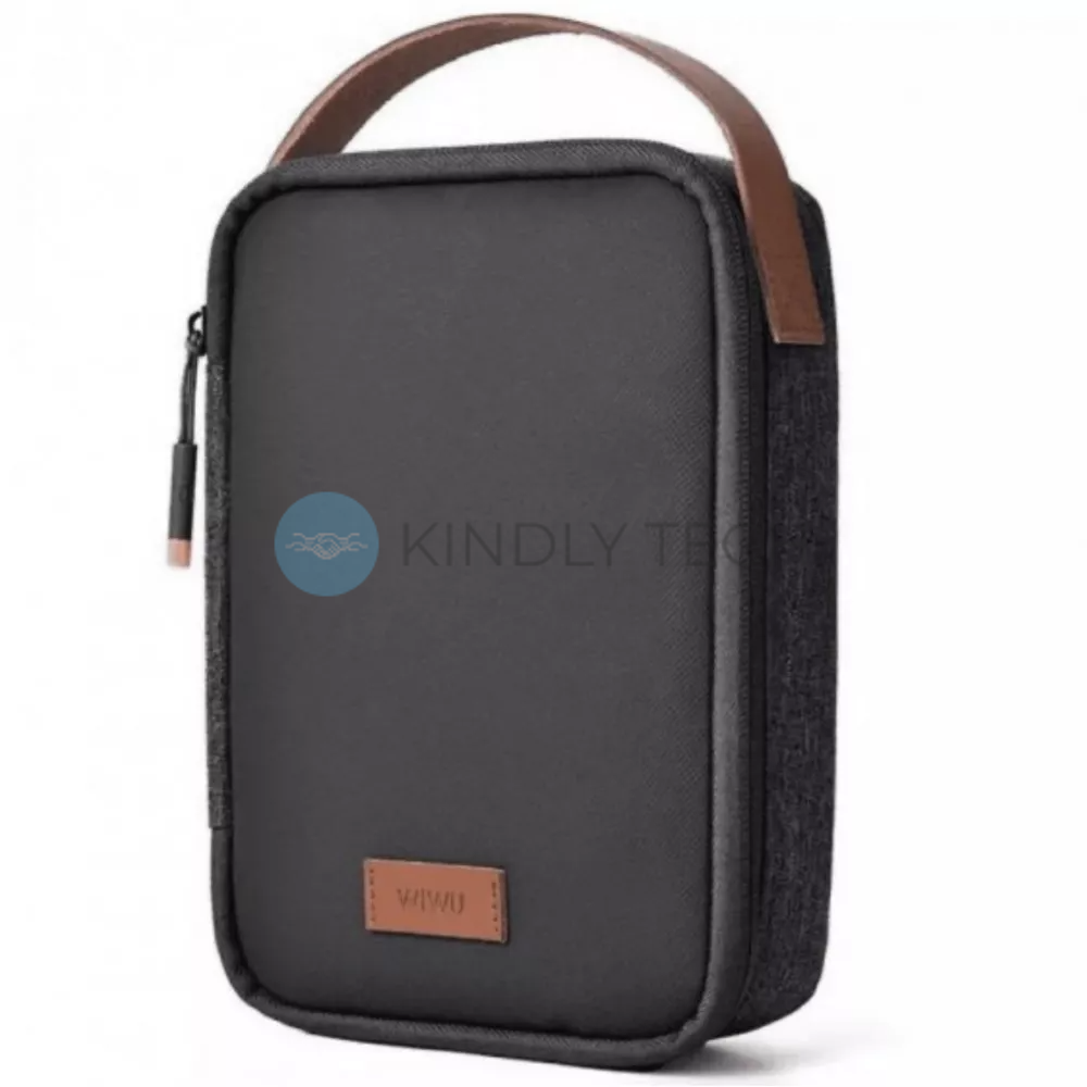 Сумка-органайзер Чохол для аксесуарів WiWU Minimalist Travel Pouch &mdash; Black