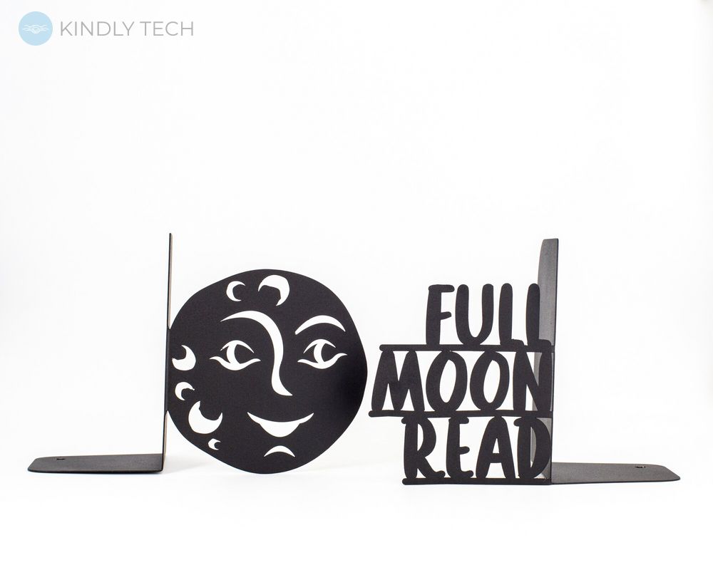 Упоры для книг «Full moon read», Чорний