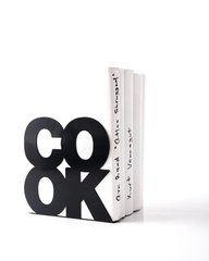 Упор для книг «Cook» (чёрный), Чорний