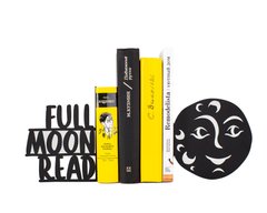 Упори для книг «Full moon read», Чорний
