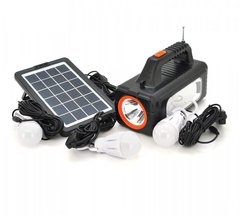 Ліхтар переносний із сонячною панеллю Everton RT905BT + Solar, FM Радіо + Bluetooth колонка