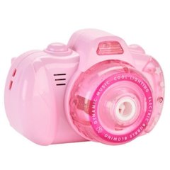 Дитячий фотоапарат для мильних бульбашок Bubble Camera, Pink