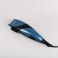 Машинка для стрижки волосся Maestro (15Вт) 4 змінних гребеня (3,6,9,12), Синя