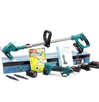 Набір 2в1 Makita (Тример UR120DWAE + Секатор DUP265Z, 24V, 5Ah)