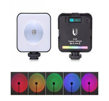 Лампа відеосвітло LED &mdash; W-S6 RGB | 6W | 45 LED | 2500-9000K