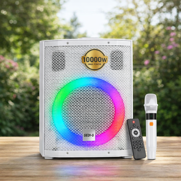 Портативна Bluetooth-колонка GEDI-G 927 8&Prime; з LED-підсвіткою та потужними басами