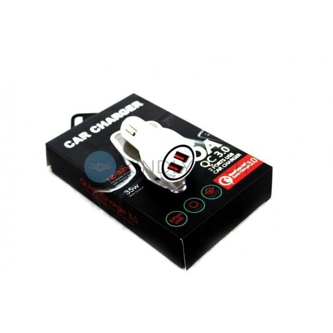 Автомобільний зарядний пристрій 2-USB QC3.0 SY6A