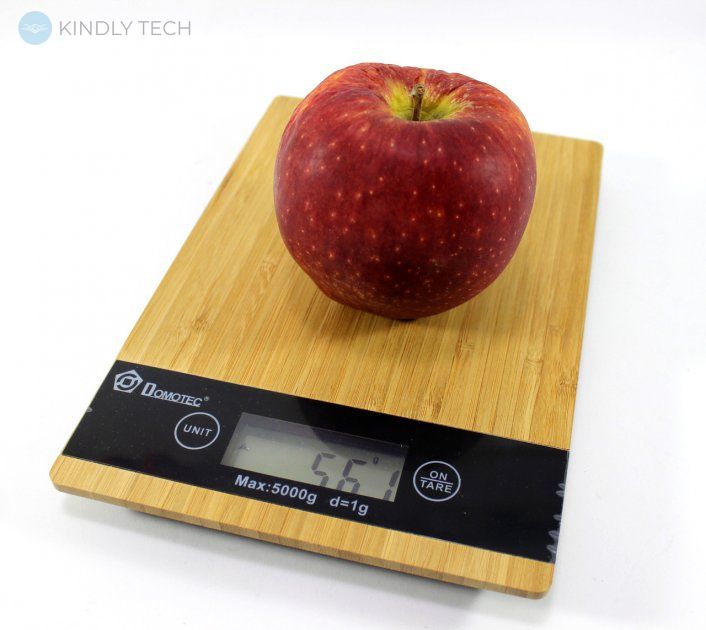Кухонні ваги з плоскою платформою Domotec MS-A на 5 кг. електронні