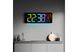 Стильний LED-годинник 6669R RGB настінний/настільний з пультом, календарем і термогігрометром