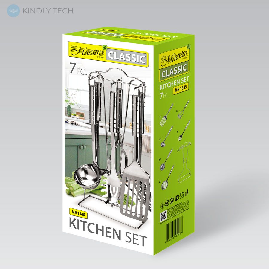 Набір кухонного приладдя (7 предметів) Maestro MR-1545