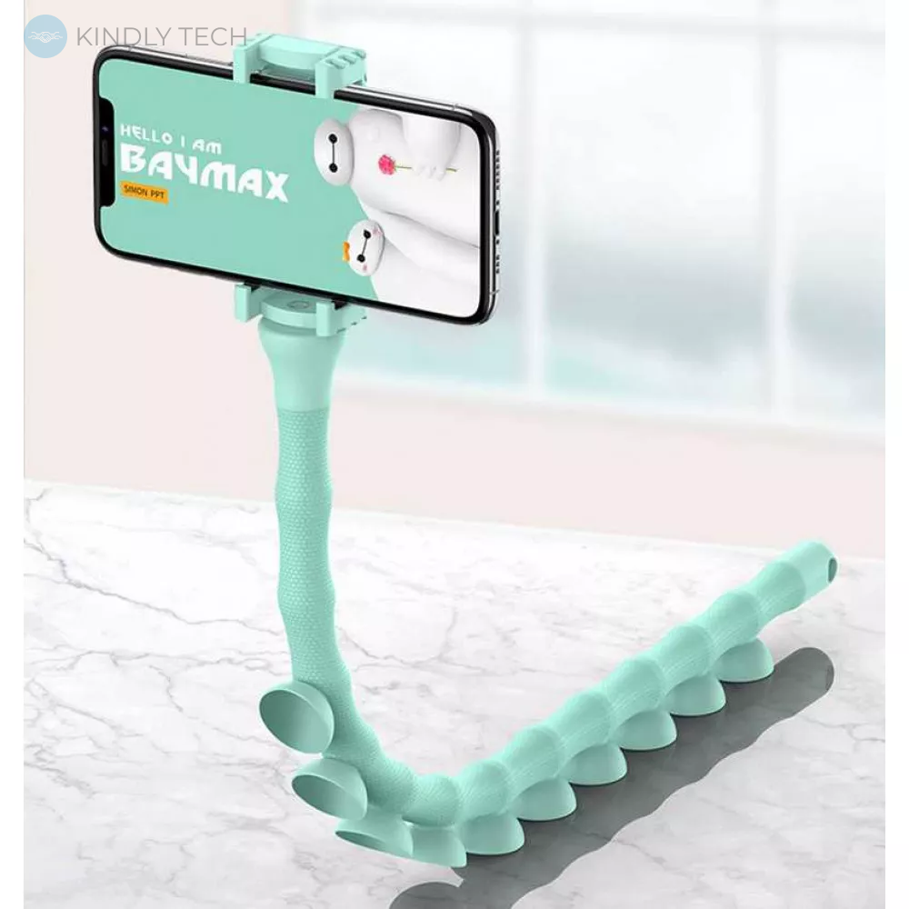 Тримач для телефону на липучках Phone Holder Lazy Worm JW-L8