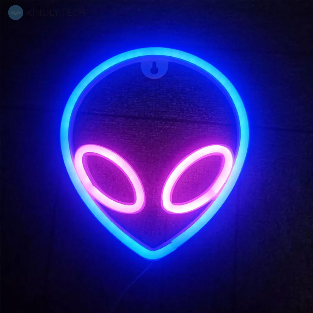 Нічний неоновий світильник — Neon Lamp series — Alien