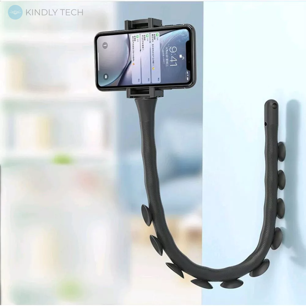 Тримач для телефону на липучках Phone Holder Lazy Worm JW-L8