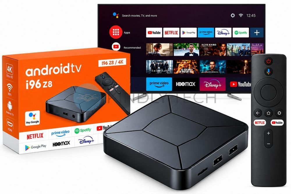 Компактна ТВ-приставка I96Z8 Android 2/16 ГБ з Wi-Fi 2,4/5 ГГц