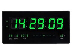 Часы настенные электронные YX4622 зеленая подсветка