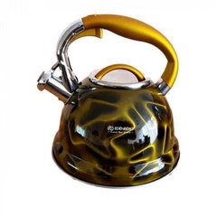 Чайник із нержавіючої сталі зі свистком Edenberg EB-1911 на 3 л, Жовтий