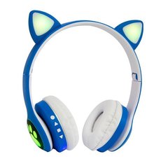 Навушники CAT EAR Headphones VZV-23M Bluetooth 5.0 + EDR Сині