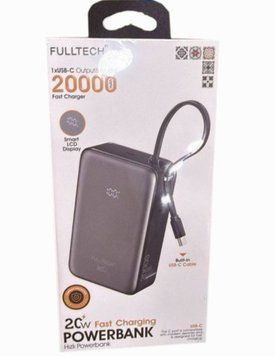 Павербанк FULLTECH FP31 20W (Type‑C) 20000 mAh