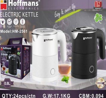 Електрочайник Hoffmans HM-2561 0,8L 1000W в асортименті