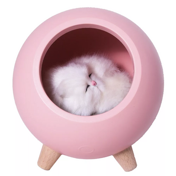 Ночной светильник &mdash; Led Cat House &mdash; Pink