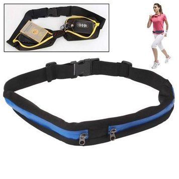 Сумка на пояс спортивна, сумка для бігу чохол Runbag blue