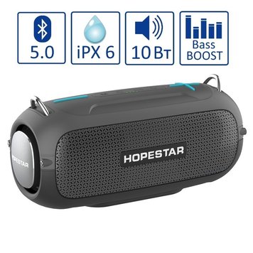 Портативная Bluetooth колонка Hopestar A41 grey