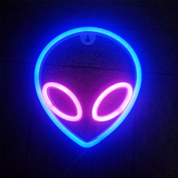 Нічний неоновий світильник &mdash; Neon Lamp series &mdash; Alien
