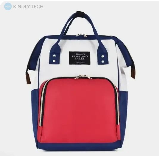 Рюкзак для мам Living Traveling Share, Бордово синий