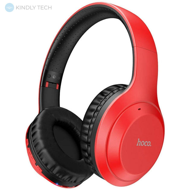 Навушники Bluetooth HOCO W30 Fun Move, Червоний