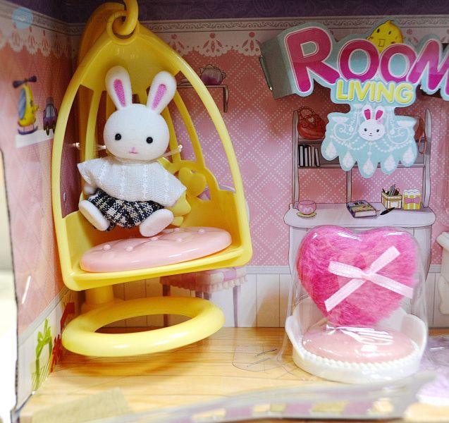 Детский двухэтажный игрушечный дом из двух комнат Bay Dreamy