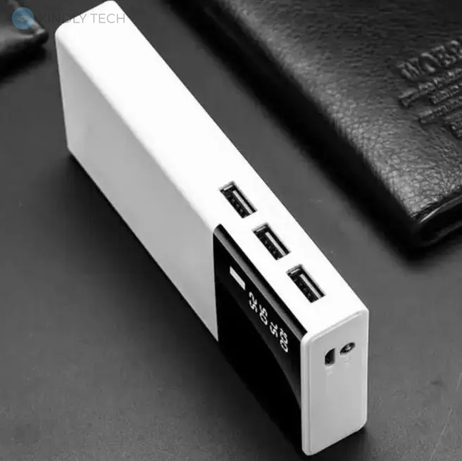 Повербанк LED Lighting Power Bank X9 на 3 USB порти 20000 mAh