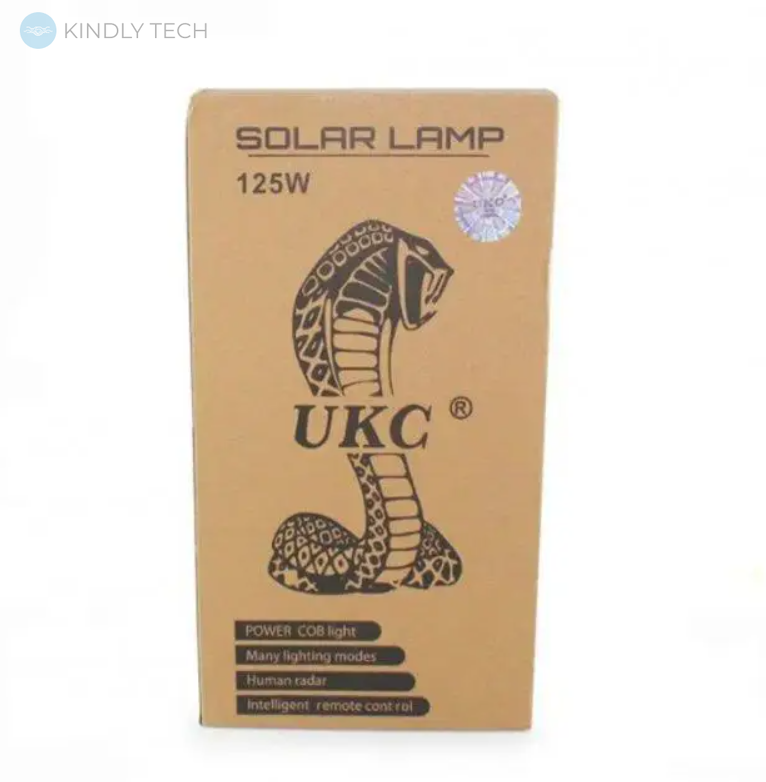 Вуличний ліхтар на стовп UKC Cobra solar street light R1 1VPP (125W)