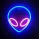 Нічний неоновий світильник &mdash; Neon Lamp series &mdash; Alien