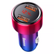 Car Charger | 45W | 2U | Digital Display &mdash; Baseus (CCMLC20A) Magic Series Dual QC for intelligent quick charging &mdash; Red