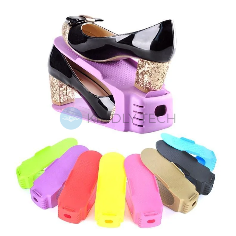 Підставка для взуття Double Shoe Racks Біла