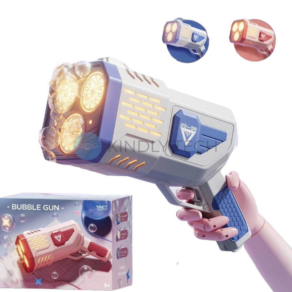 Пистолет генератор мыльных пузырей Bubble Gun, в ассортименте