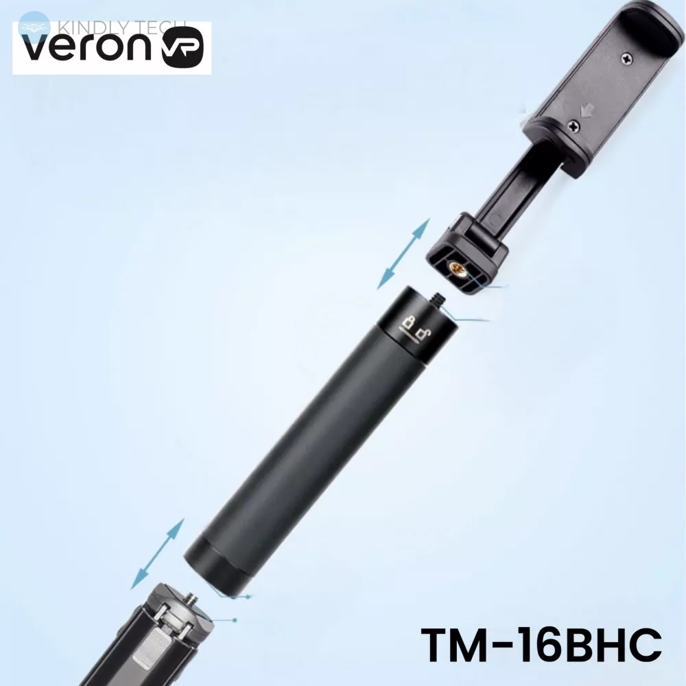 Монопод трипод універсальний 0,41м, Veron TM-16BHC