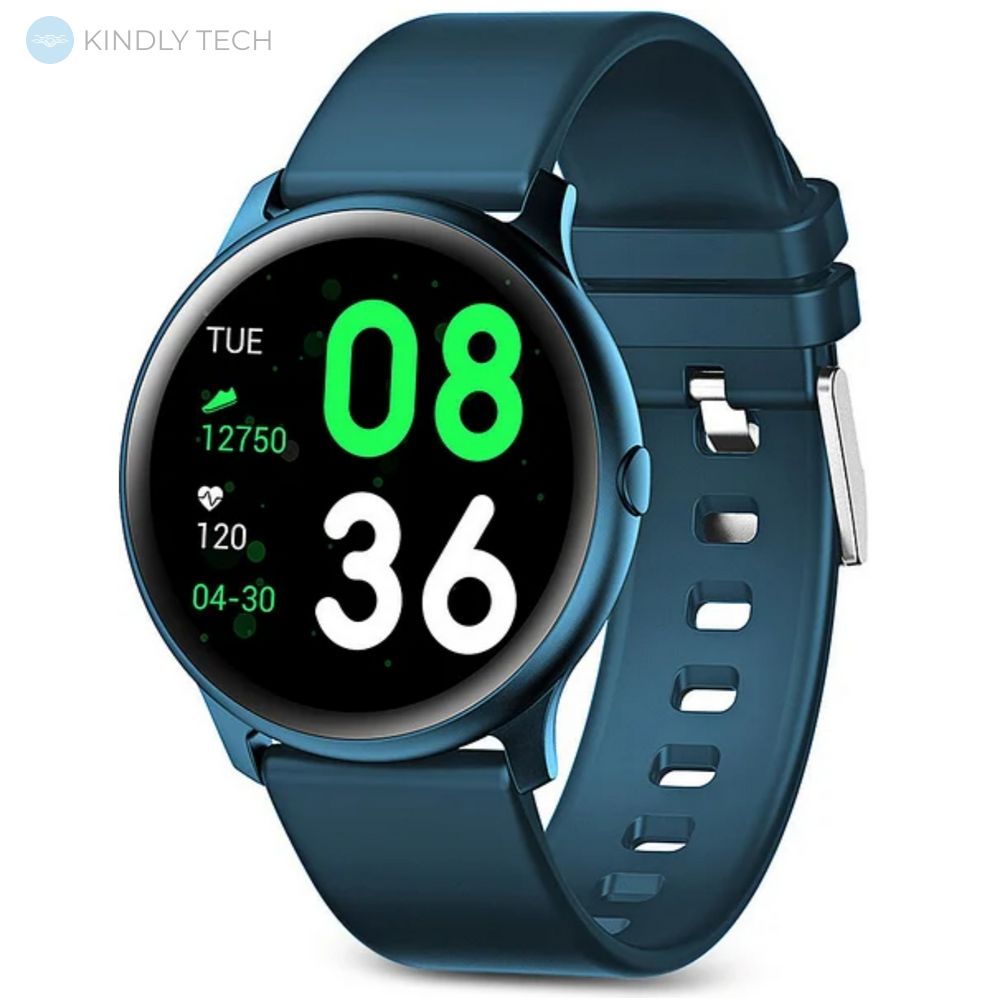 Розумний наручний смарт годинник Smart Watch KW19, Blue