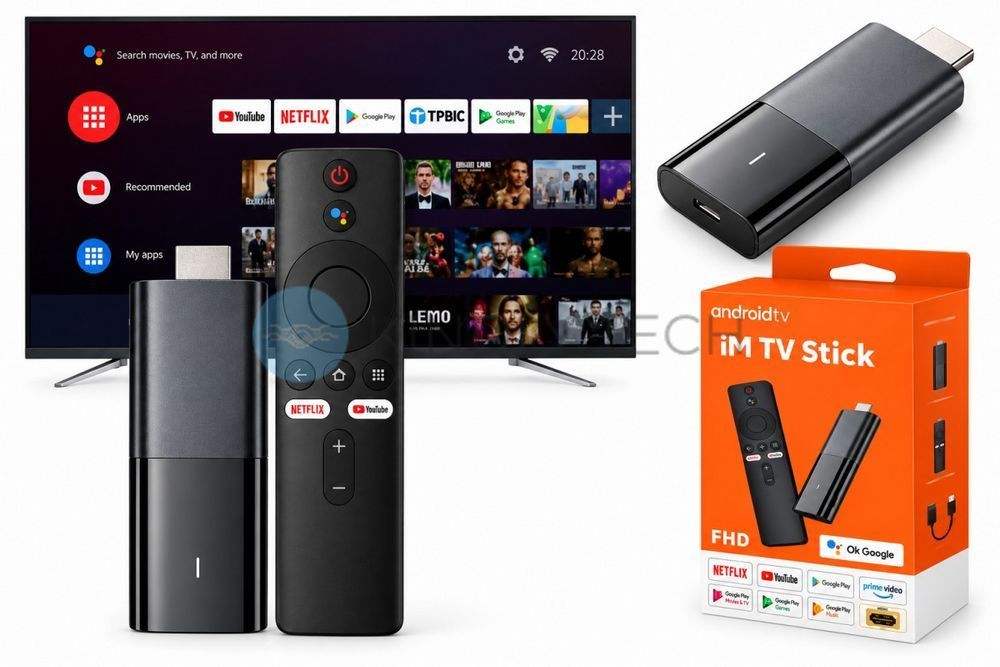 Компактная ТВ-приставка I96D9PRO Android 2/16 ГБ в формате HDMI-стыка