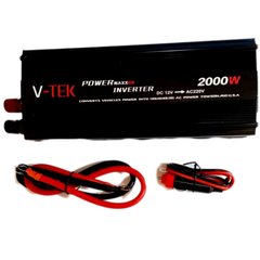 Автомобильный инвертор напряжения V-TEK SSK-2000W, 12/220V