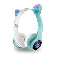 Навушники CAT EAR Headphones VZV-23M Bluetooth 5.0 + EDR Бірюзові