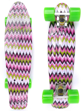 Скейт Пенни Борд (Penny Board TLS-401G), Зигзаг