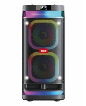 Колонка Bluetooth XO F58 Shine Dual Woofer 6&rdquo; 40W RGB с пультом управления и беспроводным микрофоном